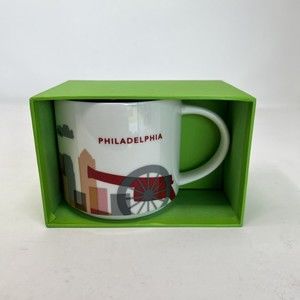 Starbucks Coffee & Tea Mug Philadelphia You Are Here Collection Mug Collectibles